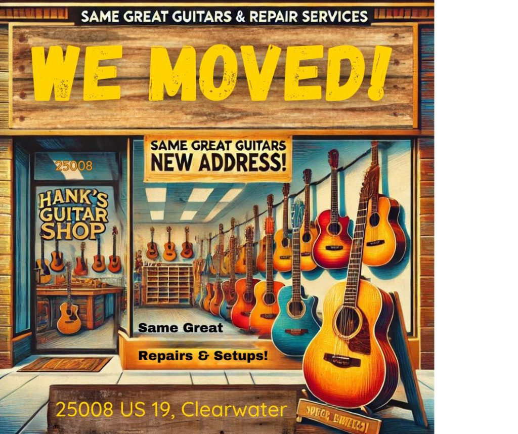 Hank's Guitar Shop moving to Clearwater