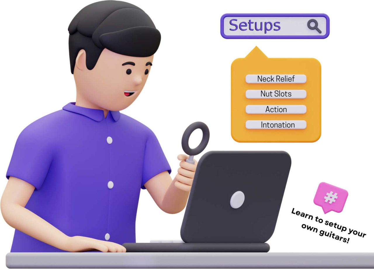 Learn how to setup guitars