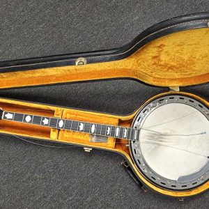 Vintage (60's) Vega Vox 1 Plectrum Resonator Banjo with Original Hard Case