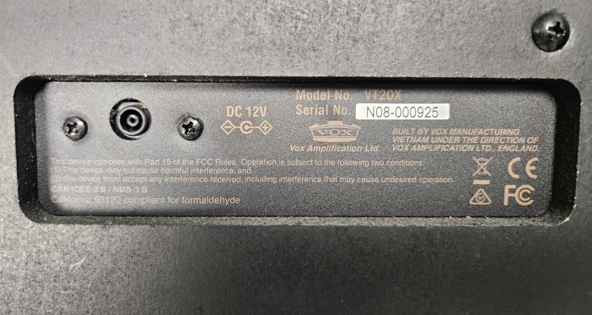 Vox Valvetronix VT20X, 20 Watt Guitar Amp,1 x 8", Excellent Condition - Image 7